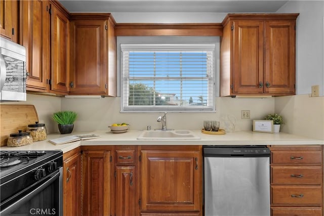 kitchen featuring sink and stainless steel appliances