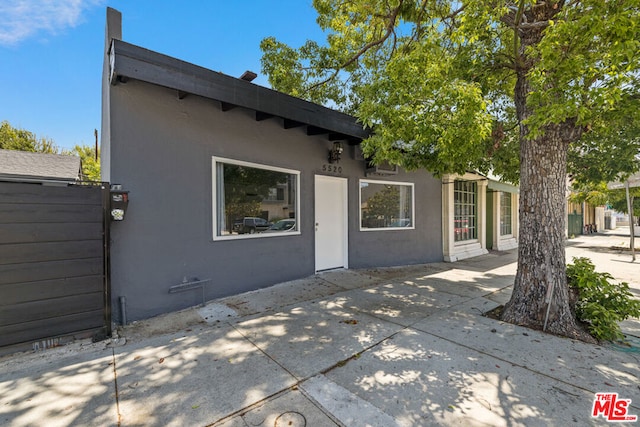 rear view of house with a patio area