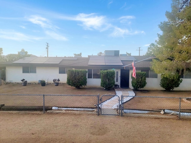 view of ranch-style house