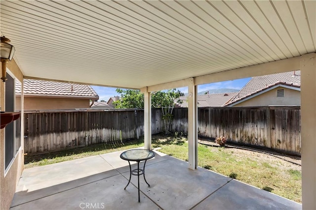 view of patio / terrace