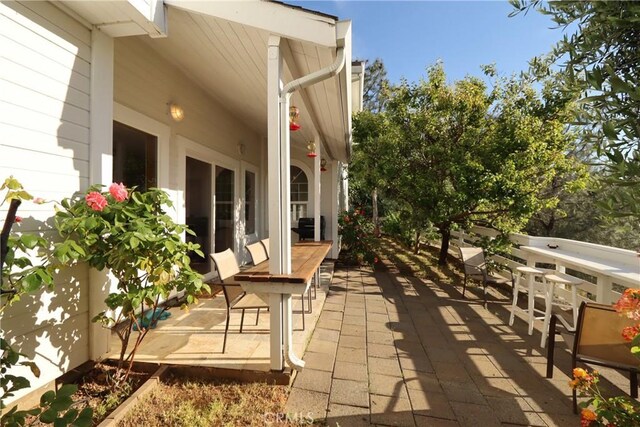 view of patio