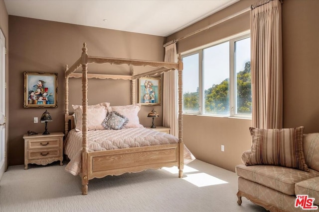 bedroom featuring carpet flooring