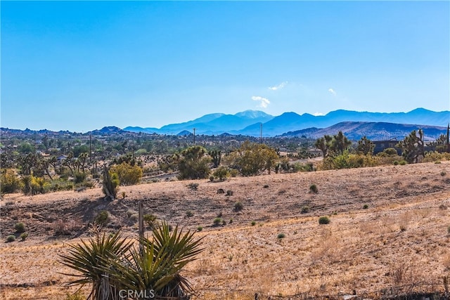 view of mountain feature