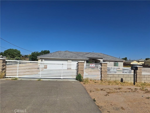 view of front of home