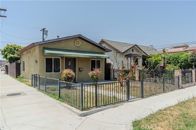 view of front of home