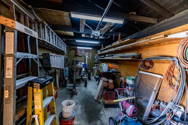 miscellaneous room featuring concrete floors