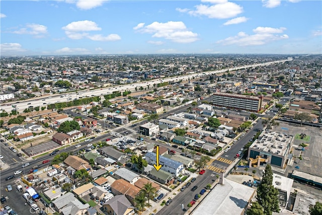 view of aerial view