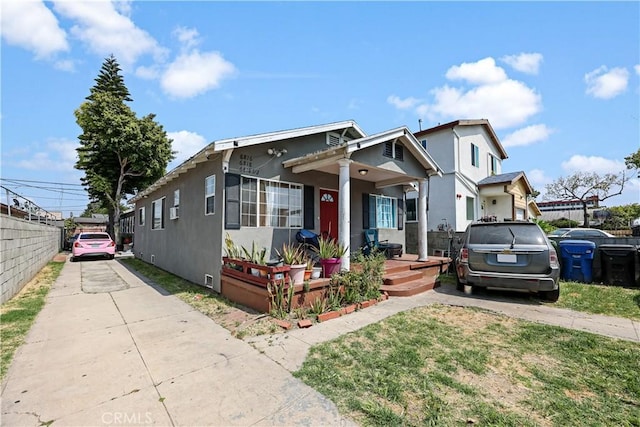 view of bungalow-style house