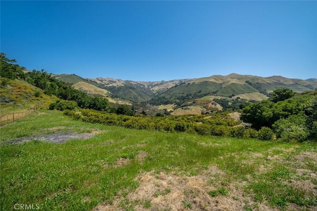 view of mountain feature