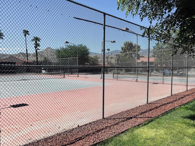 view of tennis court