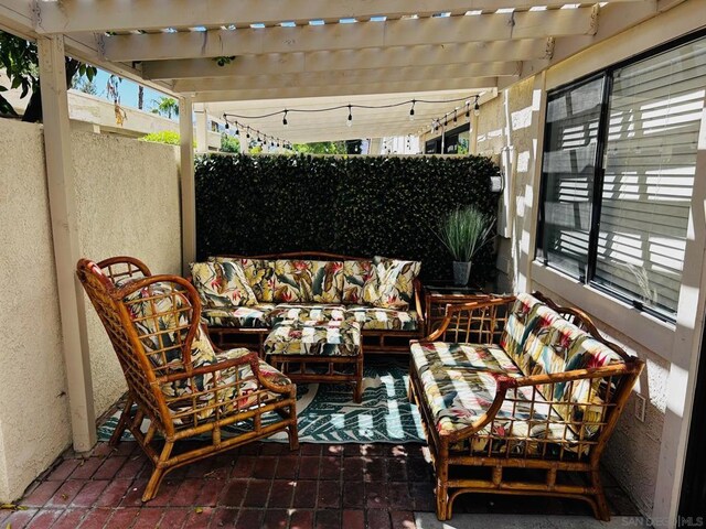 view of patio / terrace with outdoor lounge area