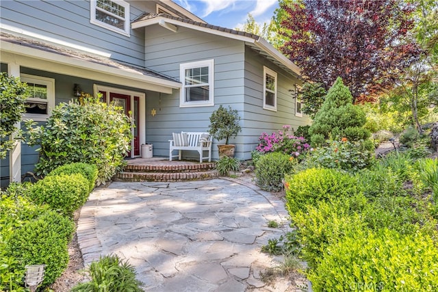 exterior space with a patio area