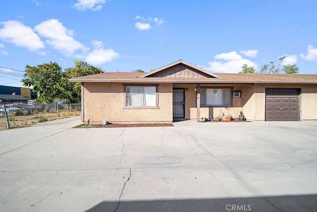 ranch-style house with a garage