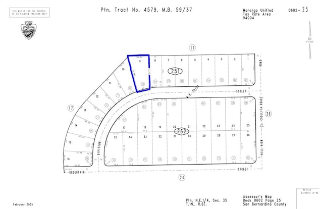 61480 Division St, Joshua Tree CA, 92252 land for sale