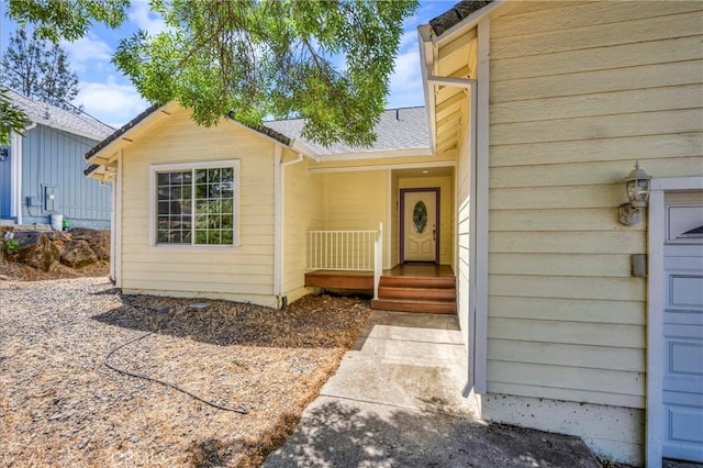 view of entrance to property