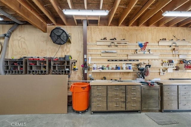 view of storage room