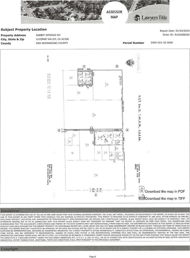 0 Rabbit Springs Rd, Lucerne Valley CA, 92356 land for sale