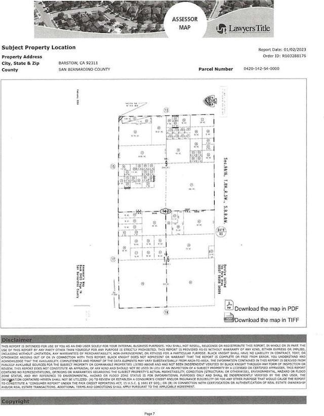 0 None, Barstow CA, 92311 land for sale