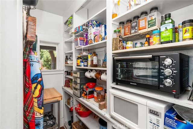 view of pantry