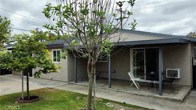 exterior space with a patio area