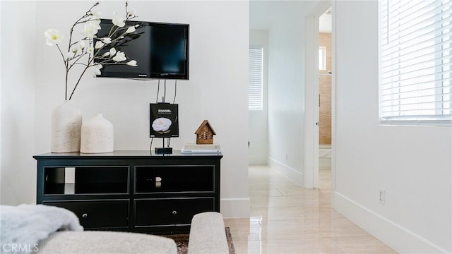 bedroom with connected bathroom