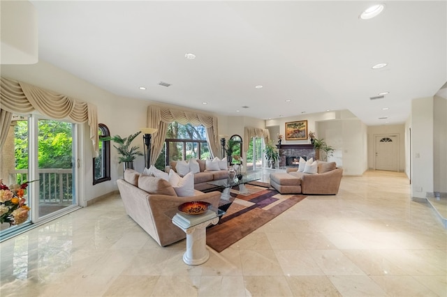 view of living room