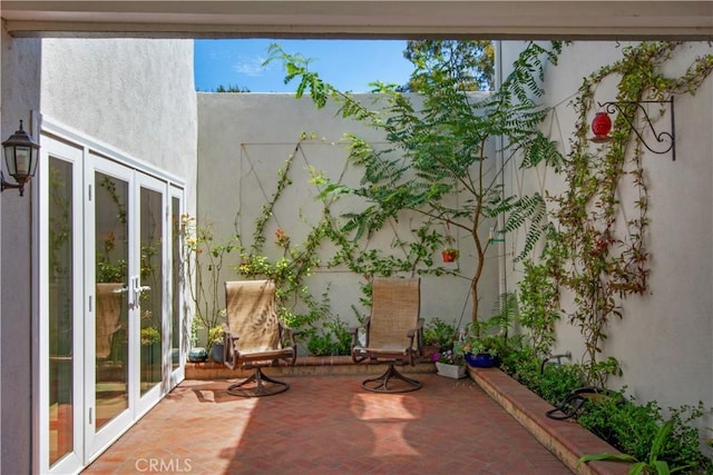 view of patio / terrace with french doors