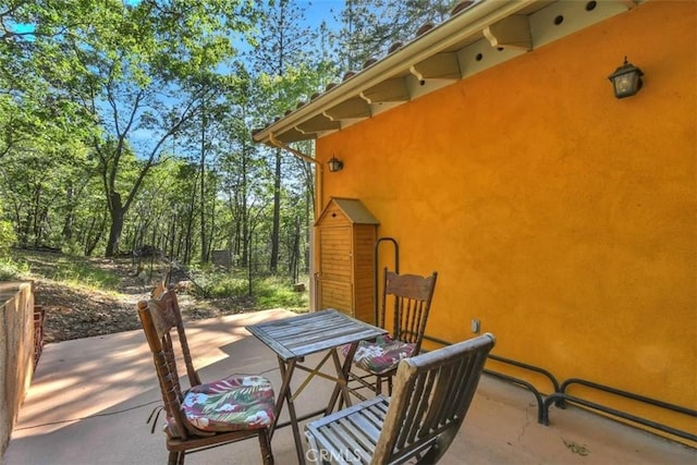 view of patio