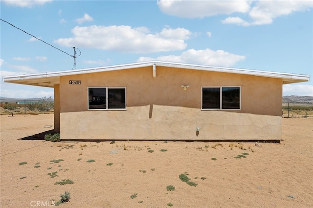 view of rear view of property