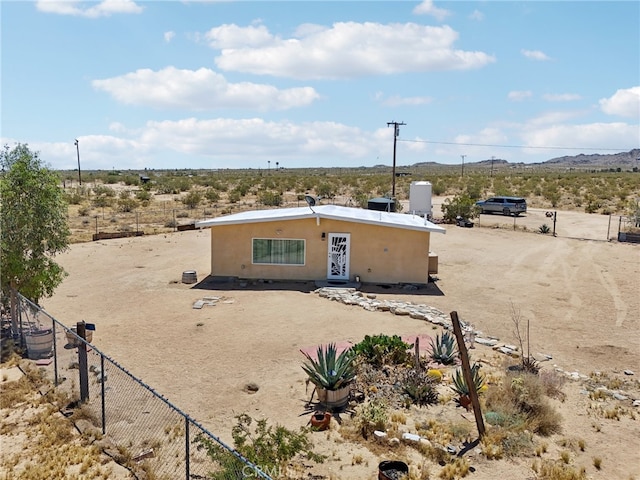 view of rear view of property