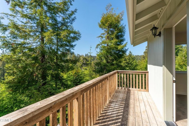 view of deck