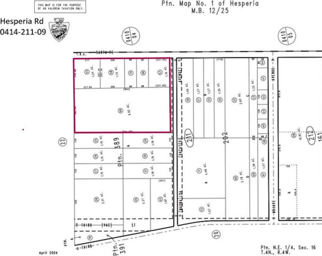 0 Hesperia Rd, Hesperia CA, 92345 land for sale