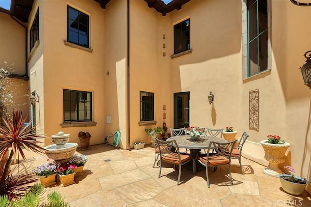 view of patio / terrace with outdoor dining space