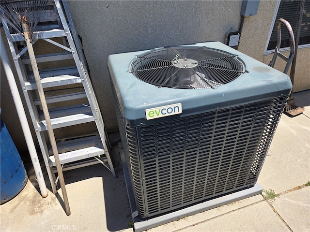 exterior details with cooling unit