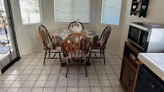 view of dining room