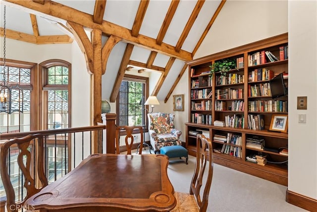 28964 Quail Run Ct, Lake Arrowhead, CA 92352 - office space with carpet floors
