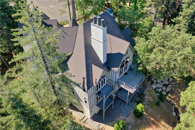 28964 Quail Run Ct, Lake Arrowhead, CA 92352 - aerial view of property and surrounding area