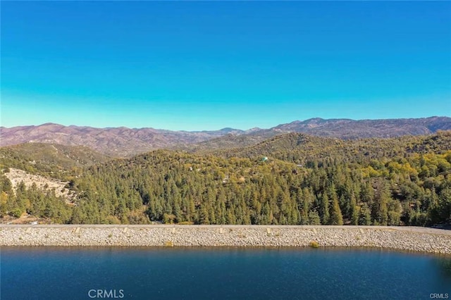 property view of water with a mountain view