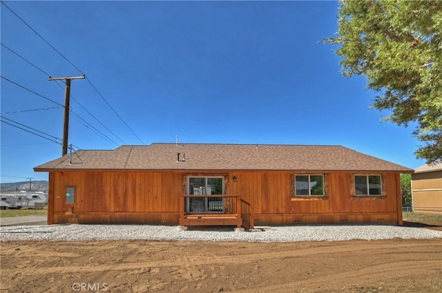 view of rear view of house