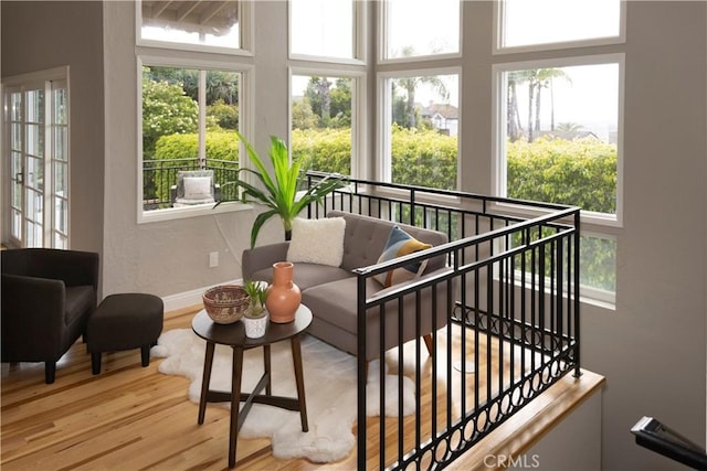 sunroom / solarium with a wealth of natural light