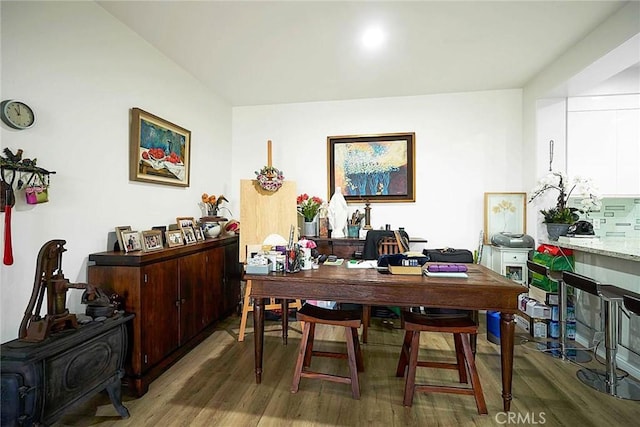 4568 W 1st St Unit 307, Los Angeles, CA 90004 - dining area featuring wood finished floors