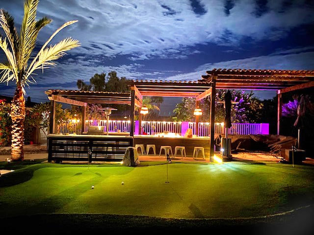 surrounding community featuring a pergola