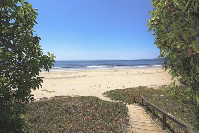 water view with a beach view