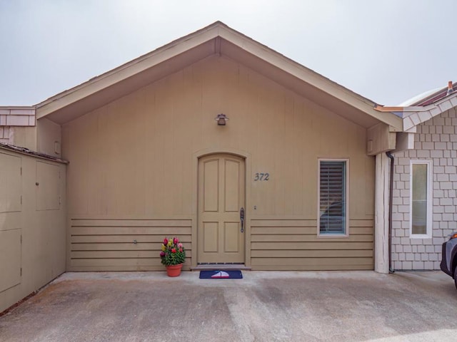 exterior space with a patio area