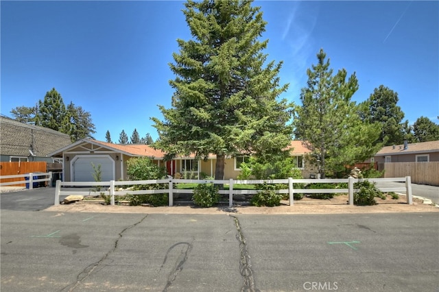 view of front of home