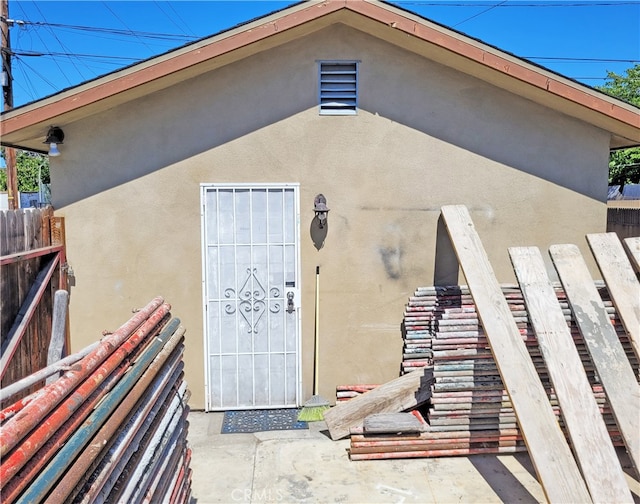 view of entrance to property