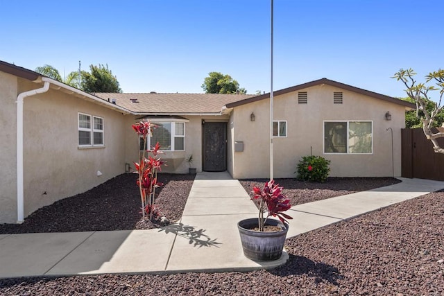 view of ranch-style home