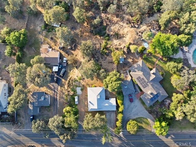 bird's eye view featuring a residential view