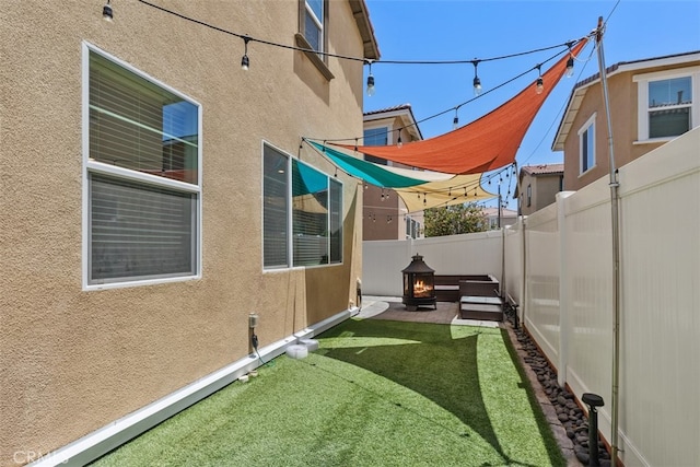 view of home's exterior featuring a lawn