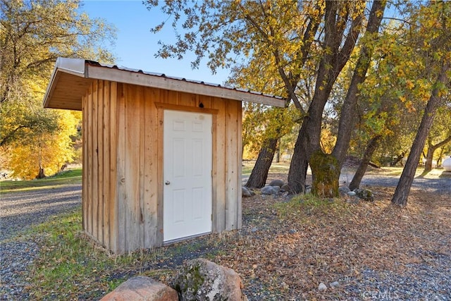 view of outbuilding